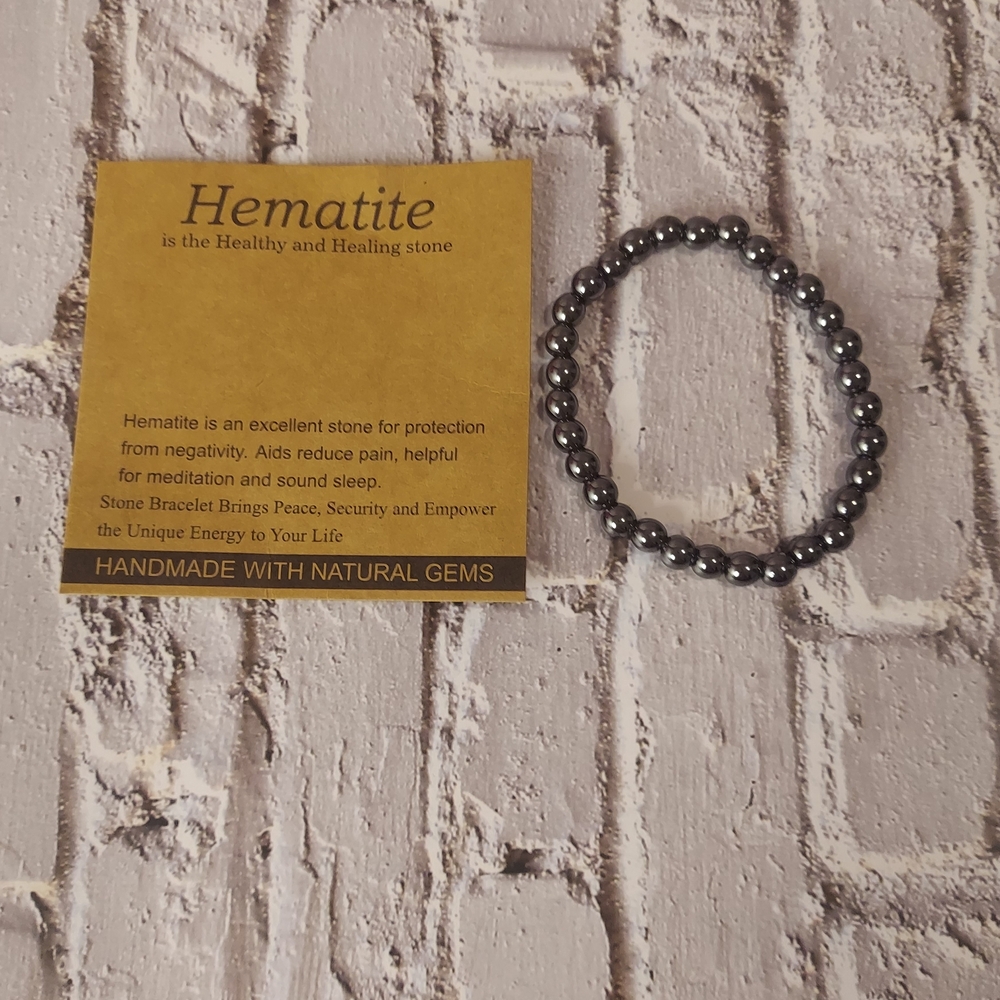 Hematite Beaded Bracelet